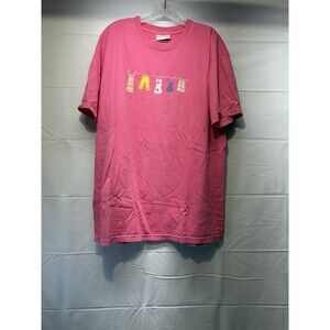 Vintage Ocean City Beach Short Sleeve Shirt Destination Graphic Tshirt Size L